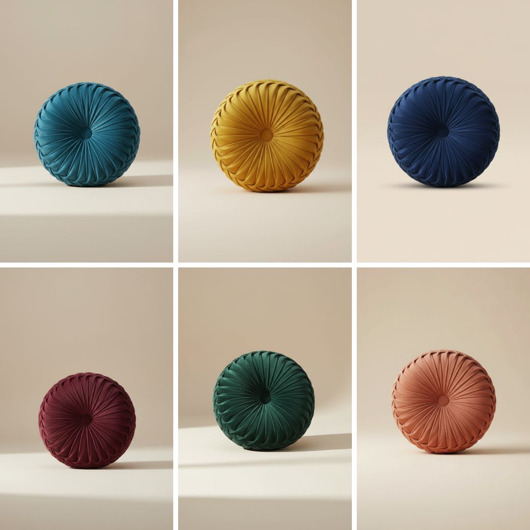 Arbourline Plush Round Pillow