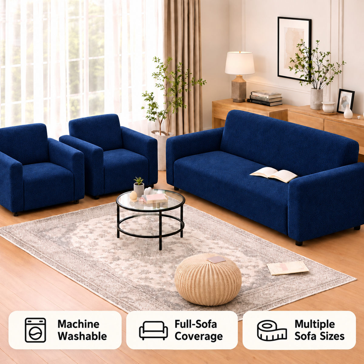 Arbourline Signature Crushed Velvet Sofa Cover