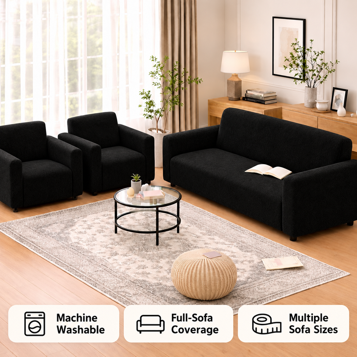 Arbourline Signature Crushed Velvet Sofa Cover