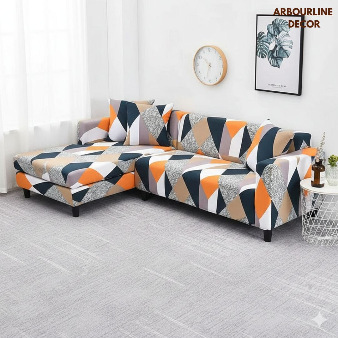 L Shape Flexible & Dust-Proof Sofa Cover