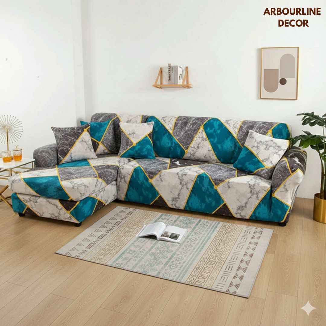 L Shape Flexible & Dust-Proof Sofa Cover
