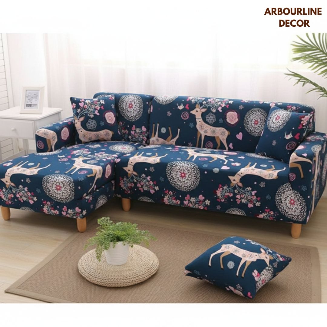 L Shape Flexible & Dust-Proof Sofa Cover