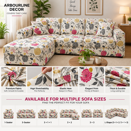 Flexible & Dust-Proof Sofa Cover